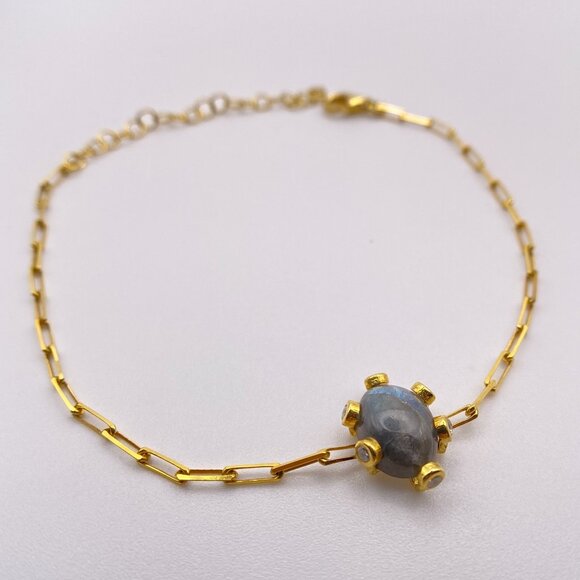Citrine  Handmade Adjustable Bracelet - Picture 1 of 8